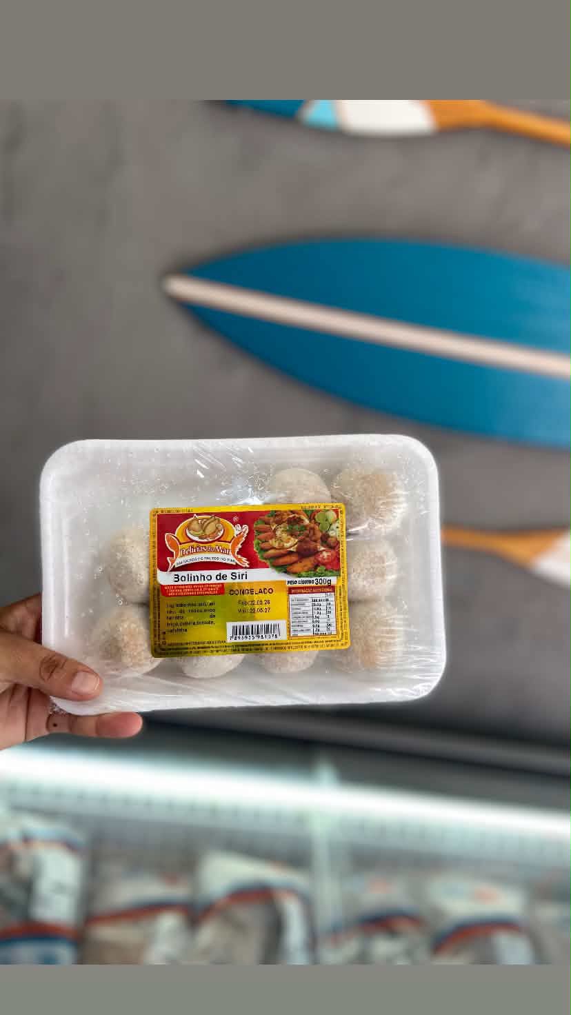 BOLINHO DE SIRI CONGELADO