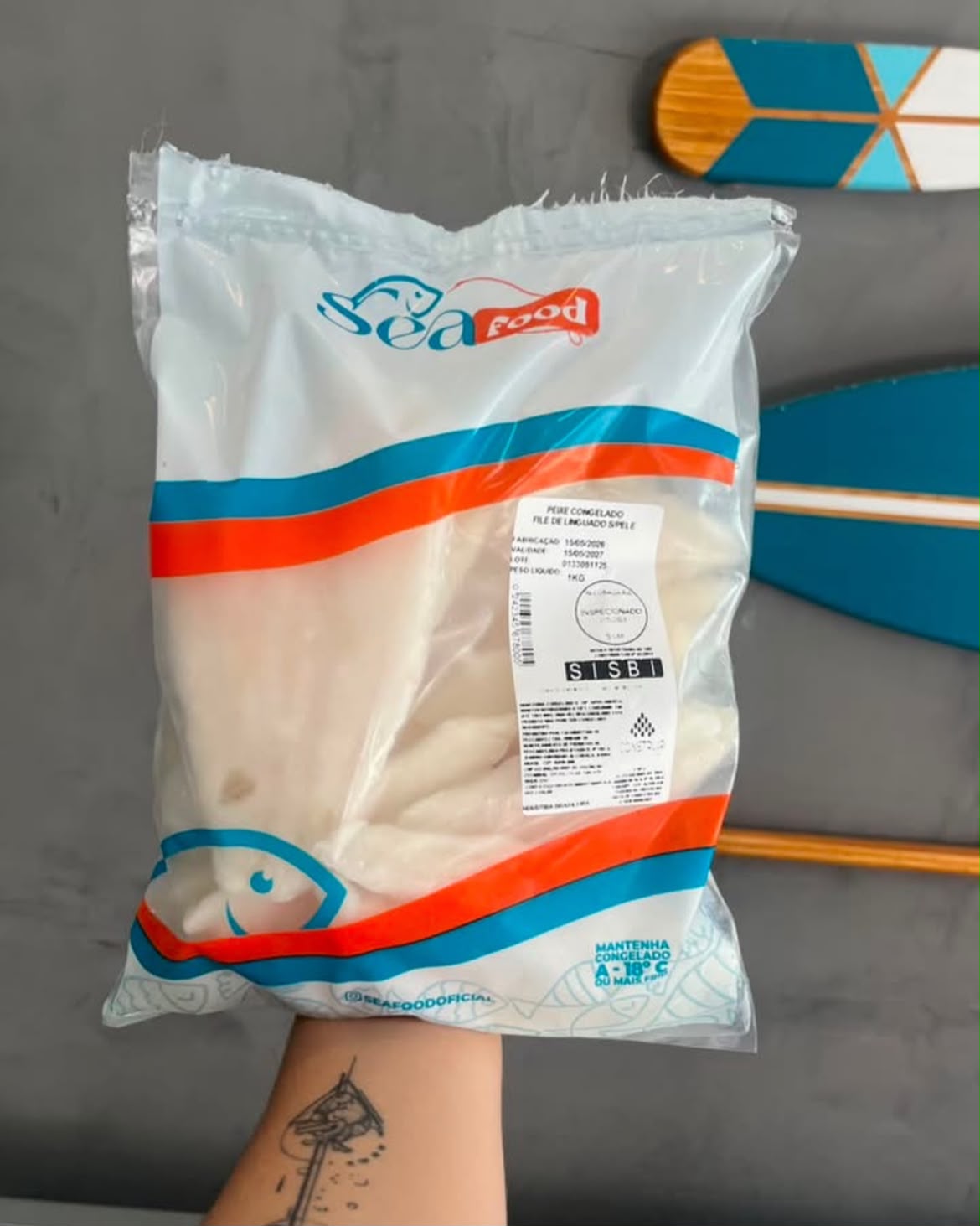 PEIXE CONGELADO FILÉ DE LINGUADO