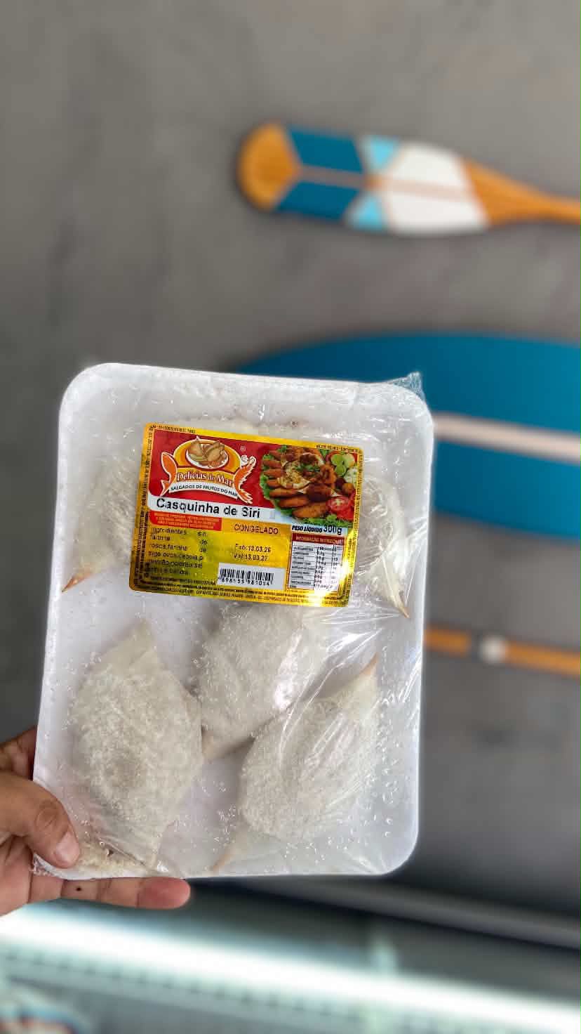 CASQUINHA DE SIRI EMPANADA CONGELADA