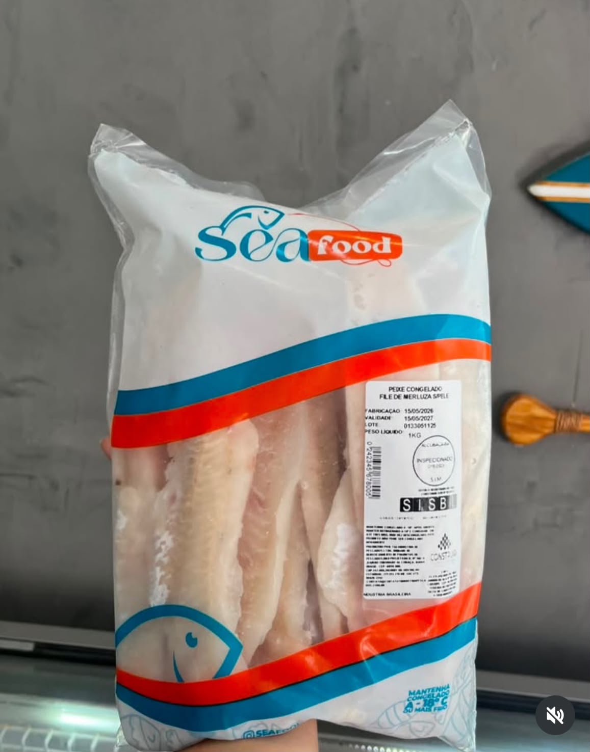 PEIXE CONGELADO FILÉ DE MERLUZA