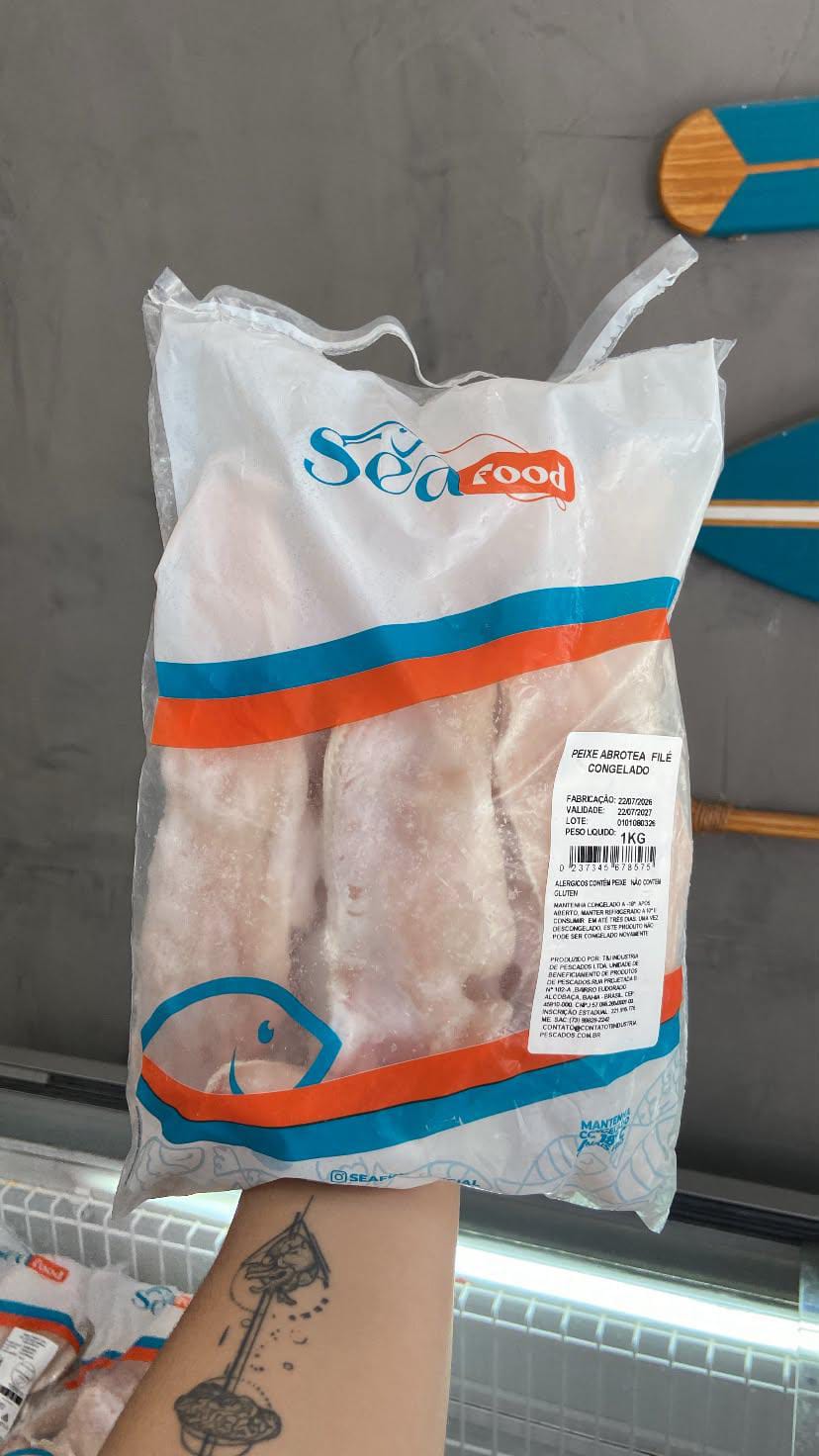 PEIXE CONGELADO FILÉ DE ABROTEA